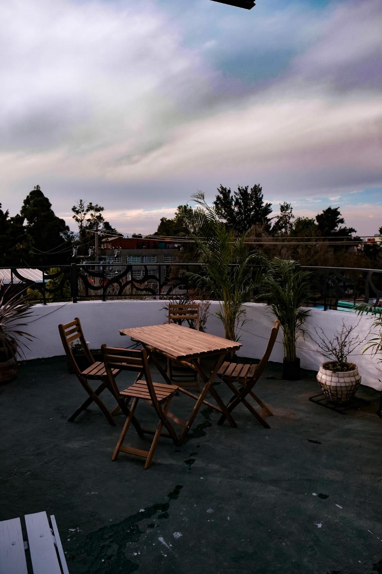 Central & Cozy Studio With Rooftop View 1 メキシコシティ エクステリア 写真
